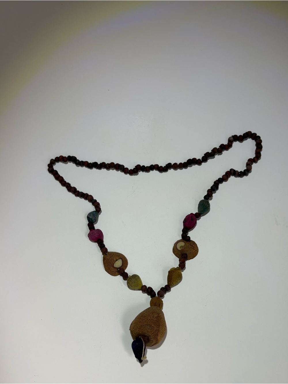 Handcrafted Multicolor Bead Pendant Necklace - Women Jewelry